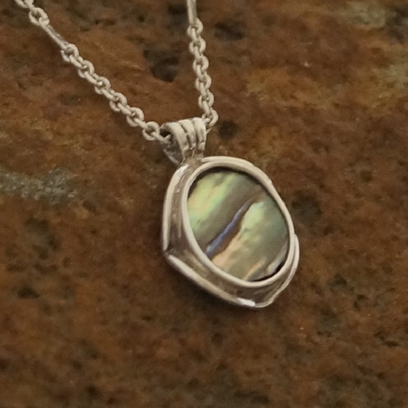 925 Sterling Silver Paua Shell Pendant>Sweet Jewellery - Unique ...