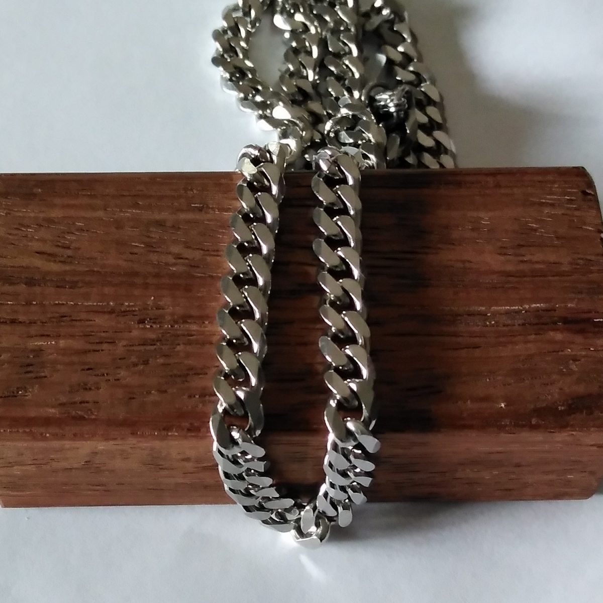 Stainless Steel Flat Curb Chains 7mm - Sweet Jewellery